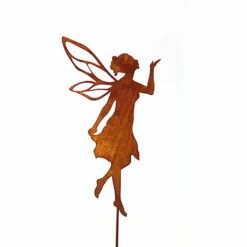 Herzliche Fee Als Gartenstecker Aus Rost Metall - Felicia