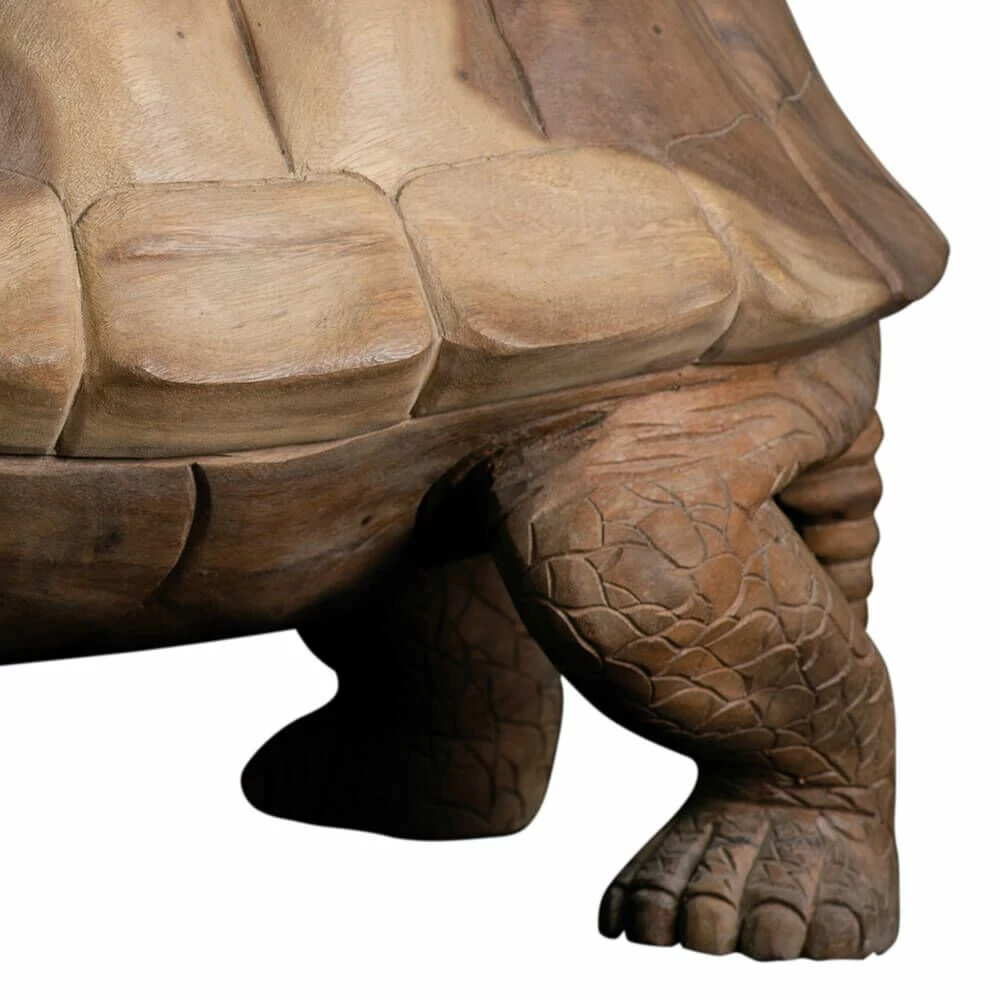 In Handarbeit Geschnitzte Schildkröte Aus Suarholz - Unikat Holzfigur - Nalani 5 In Handarbeit Geschnitzte Schildkröte Aus Suarholz - Unikat Holzfigur - Nalani – Bild 3