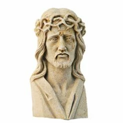 Jesus Steinguss Figur Für Den Garten Winterfest - Christus Nautus