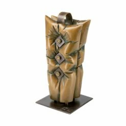 Kissen Bronzeskulptur Aus Künstlerhand - Hart & Weich - Support