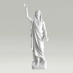 Klassische Gartenfigur Jesus Aus Marmorguss - Jesus Spiritus
