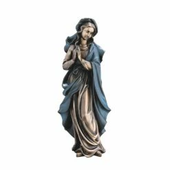 Klassische Madonna Mit Umhang Als Betende Standfigur - Vergine Del Carmine