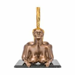 Kleine Bronze Sphinxfigur Mit Granitsockel - Sphinx Mit Goldhelm -Outlet GARTENTRAUM Store kleine bronze sphinxfigur mit granitsockel sphinx mit goldhelm3