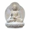 Kleine Buddha Figur Aus Steinguss Sitzend - Raivata