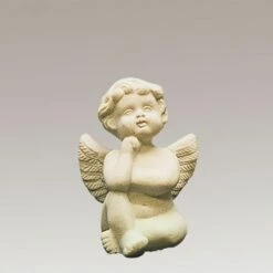 Kleine Deko Engel Steinfigur Aus Steinguss - Denker