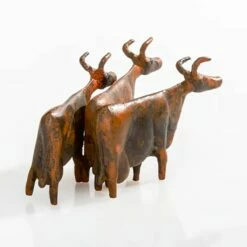 Kleine Dekoskulptur Kuhherde Aus Kunsthandwerk - Kühe -Outlet GARTENTRAUM Store kleine dekoskulptur kuhherde aus kunsthandwerk kuehe3