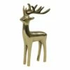 Kleine Hirsch Figur Aus Aluminium - Goldfarben - Dunder -Outlet GARTENTRAUM Store kleine hirsch figur aus aluminium goldfarben dunder