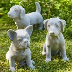 Kleine Hundefigur Als Gartendeko Aus Fi-Beton - Aston -Outlet GARTENTRAUM Store kleine hundefigur als gartendeko aus fi beton aston2