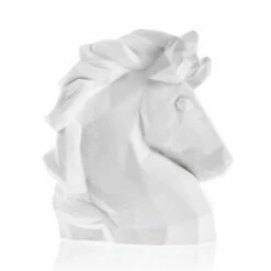 Kleine Pferdekopf Statue Aus Gips Für Kinder Zum Bemalen - Molino