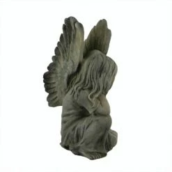 Kleine Steinfigur Mit Engel - Clarina -Outlet GARTENTRAUM Store kleine steinfigur mit engel clarina3