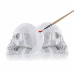 Kleine Totenschädel - 2er-Set Aus Gips Zum Bemalen - Sedano