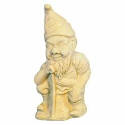 Kleiner Gartenzwerg Mit Spitzhacke Aus Steinguss - Enano