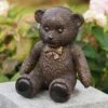 Kleiner Teddy Braun Aus Bronze Mit Schleife - Teddybär 1 Kleiner Teddy Braun Aus Bronze Mit Schleife - Teddybär -Outlet GARTENTRAUM Store kleiner teddy braun aus bronze mit schleife teddybaer