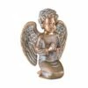 Kniender Bronze-Engel - Kleine Gartenfigur - Angeloi -Outlet GARTENTRAUM Store kniender bronze engel kleine gartenfigur angeloi