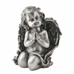 Kniender Himmelsbote Für Den Garten Aus Metall - Engel Banda