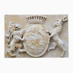 Königliches Wandrelief Aus Hochwertigen Steinguss - Lexuros