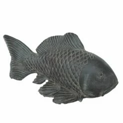 Koi-Karpfen Dekofigur Aus Steinguss Für Den Garten - Kenzo