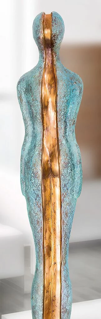 Künstler Menschenstatue Im Abstrakten Design - Enthüllung 4 Künstler Menschenstatue Im Abstrakten Design - Enthüllung – Bild 2