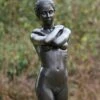 Kunstvolle Bronze Frauenskulptur - Agnete