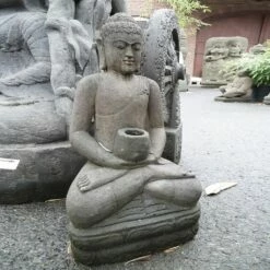 Kunstvolle Buddha Steinfigur Für Den Garten -Outlet GARTENTRAUM Store kunstvolle buddha steinfigur fuer den garten2