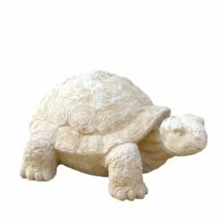 Kunstvolle Schildkröte Aus Steinguss Für Den Garten - Kura