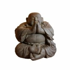 Kunstvoller Lachender Buddha Aus Stein -Outlet GARTENTRAUM Store kunstvoller lachender buddha aus stein2