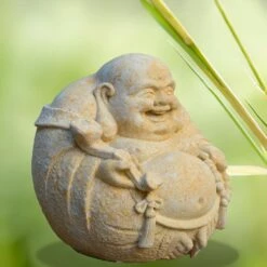 Lachender Buddha Figur Aus Stein - Samanta 8 Lachender Buddha Figur Aus Stein - Samanta -Outlet GARTENTRAUM Store lachender buddha figur aus stein samanta2