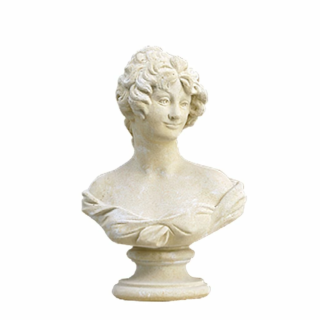 Lächelnde Frauenbüste Im Romantischen Stil Aus Steinguss - Tale 3 Lächelnde Frauenbüste Im Romantischen Stil Aus Steinguss - Tale