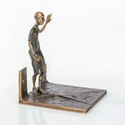 Laufender Mann In Bronze Aus Limitierter Edition - Am Scheideweg -Outlet GARTENTRAUM Store laufender mann in bronze aus limitierter edition am scheideweg3