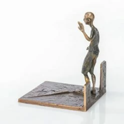 Laufender Mann In Bronze Aus Limitierter Edition - Am Scheideweg -Outlet GARTENTRAUM Store laufender mann in bronze aus limitierter edition am scheideweg6