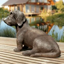 Lebengroße Hundefigur - Dackel Aus Bronze - Limitiert - Dackel Frodo