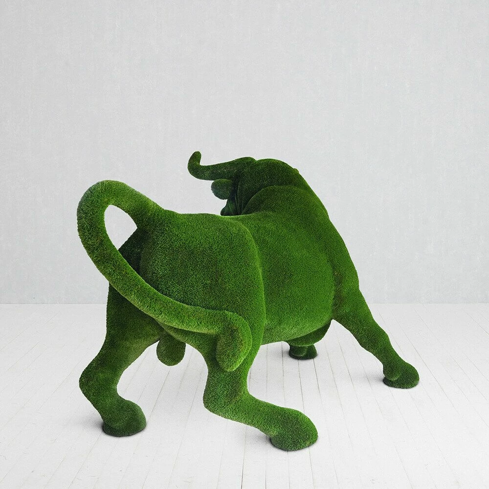 Lebensgroßer Stier - Gartenfigur Topiary - The Bull 5 Lebensgroßer Stier - Gartenfigur Topiary - The Bull – Bild 3