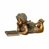 Lesender Bronzeengel Mit Buch - Liegend - Angelo Mit Buch -Outlet GARTENTRAUM Store lesender bronzeengel mit buch liegend angelo mit buch