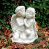 Liebendes Engelpärchen Aus Steinguss Für Den Garten - Teres & Aretha