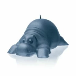 Liegende Nilpferd Tierfigur Als Kerze - Vegane Kinderfigur - Willow