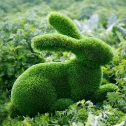 Liegender Hase Als Gartenfigur - Topiary - Kunststoff - Hilka -Outlet GARTENTRAUM Store liegender hase als gartenfigur topiary kunststoff hilka5