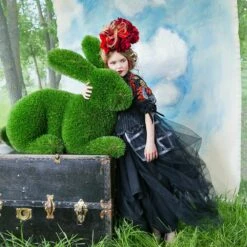 Liegender Hase Als Gartenfigur - Topiary - Kunststoff - Hilka -Outlet GARTENTRAUM Store liegender hase als gartenfigur topiary kunststoff hilka6