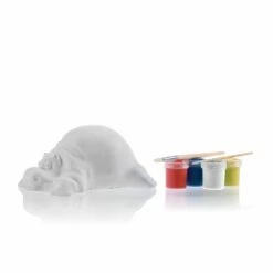 Liegendes Nilpferd Als Gipsfigur - Bemalbar - Mit Farben & Pinsel - Willie -Outlet GARTENTRAUM Store liegendes nilpferd als gipsfigur bemalbar mit farben pinsel willie3