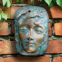 Limitertes Designer Wandrelief Aus Bronze - Türkis - Festfreude Blau