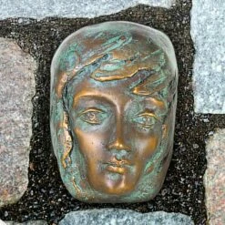 Limitertes Künstler Wandrelief Aus Bronze - Grün - Festfreude Grün