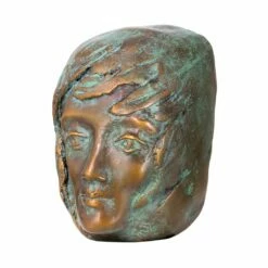 Limitertes Künstler Wandrelief Aus Bronze - Grün - Festfreude Grün -Outlet GARTENTRAUM Store limitertes kuenstler wandrelief aus bronze gruen festfreude gruen3