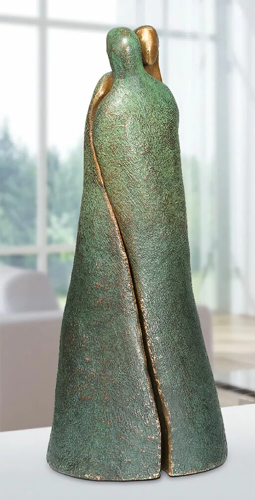 Limitierte 3-teilige Bronzefigur Vater, Mutter, Kind - Familie 4 Limitierte 3-teilige Bronzefigur Vater, Mutter, Kind - Familie – Bild 2