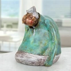 Limitierte Bronze Designerstatue - Bunte Seemannfigur - Seemann