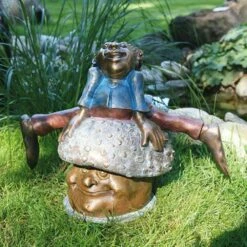 Limitierte Bronze Gartenfiguren - Gute Geister - Gartengeister -Outlet GARTENTRAUM Store limitierte bronze gartenfiguren gute geister gartengeister7