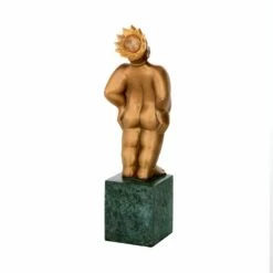 Limitierte Bronzefiguren 2er Set Mit Krone Und Sockel - König Und Königin Set -Outlet GARTENTRAUM Store limitierte bronzefiguren 2er set mit krone und sockel koenig und koenigin set4