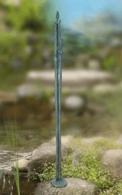 Limitierte Bronzeplastik - 3 Statuen Auf Säulen - Garten 7 Limitierte Bronzeplastik - 3 Statuen Auf Säulen - Garten -Outlet GARTENTRAUM Store limitierte bronzeplastik 3 statuen auf saeulen garten2