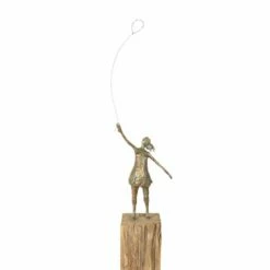 Limitierte Frauskulptur Mit Ballon Auf Holz-Podest - Mädchen Mit Luftballon -Outlet GARTENTRAUM Store limitierte frauskulptur mit ballon auf holz podest maedchen mit luftballon5