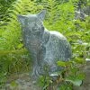 Limitierte Garten Bronzeskulptur Sitzende Katze - Katze -Outlet GARTENTRAUM Store limitierte garten bronzeskulptur sitzende katze katze