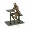Limitierte Kunstfigur Frau Sitzt An Tisch - Modern - Empreinte -Outlet GARTENTRAUM Store limitierte kunstfigur frau sitzt an tisch modern empreinte