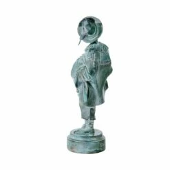 Limitierte Mann Bronzeskulptur Mit Grüner Patina - Der Lebemann -Outlet GARTENTRAUM Store limitierte mann bronzeskulptur mit gruener patina der lebemann3